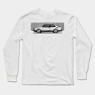 Sketchy drawing of the coolest swedish car Long Sleeve T-Shirt